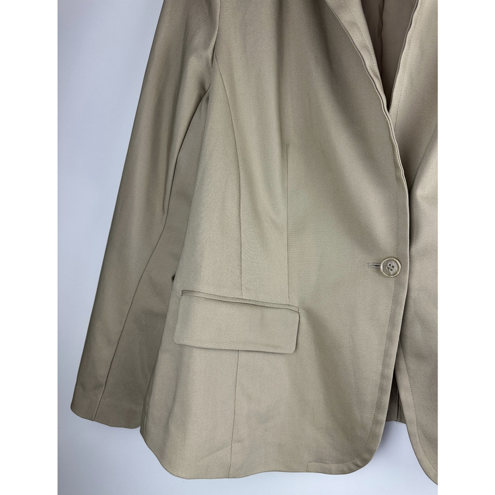 Lane Bryant The Modernist Suit Jacket Khaki Tan Blazer Plus Size 18 Career Lined - Picture 4 of 8